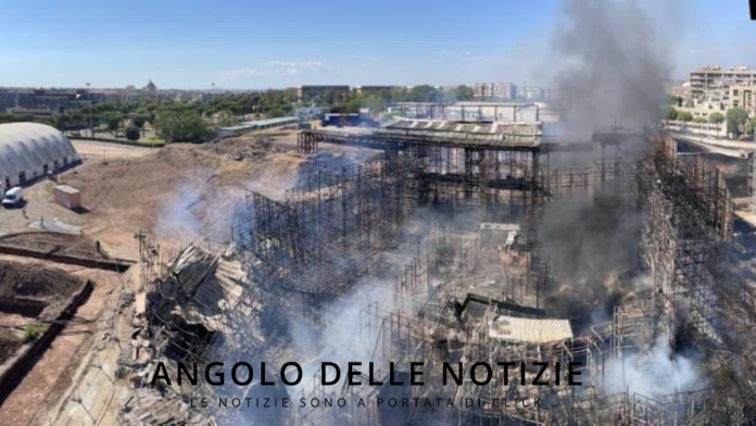 Incendio a Cinecittà Incendio a Cinecittà