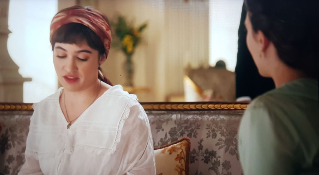 Catalina riceve un mazzo di fiori