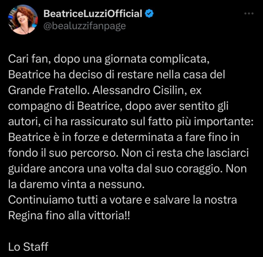 Grande Fratello Beatrice