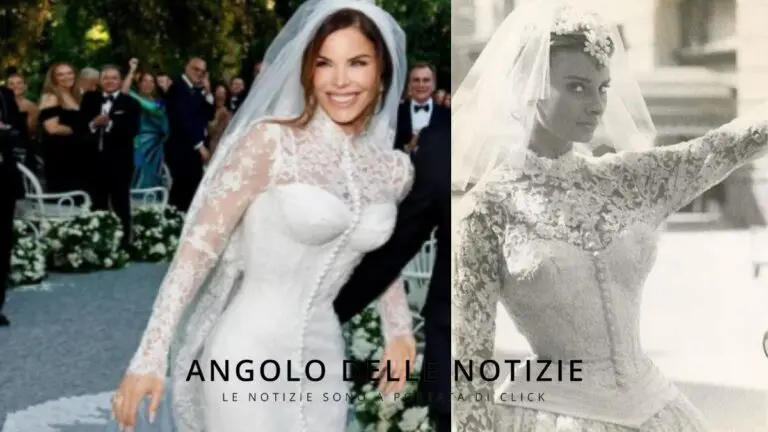 Lauren Sanchez come Sophia Loren: l’arte nel suo abito da sposa