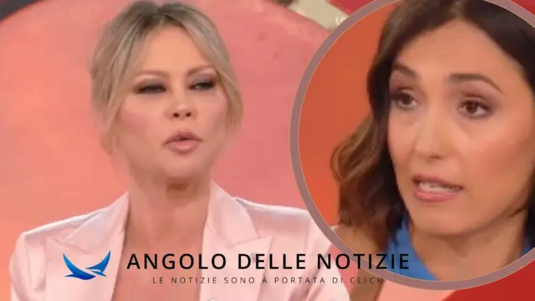 Anna Falchi gela lo studio