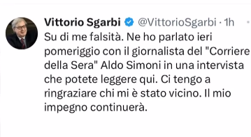 Vittorio Sgarbi si ribella