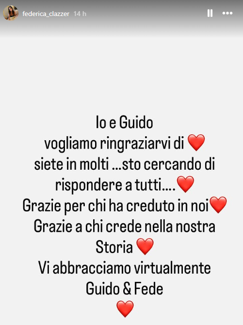 La story di Federica Clazzer 