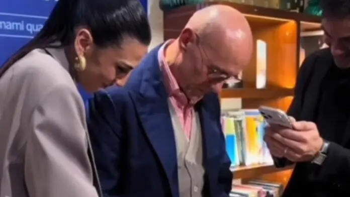 Giulia e Pierpaolo alla presentazione del libro