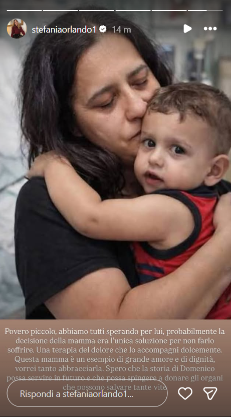 Stefania Orlando dramma Domenico