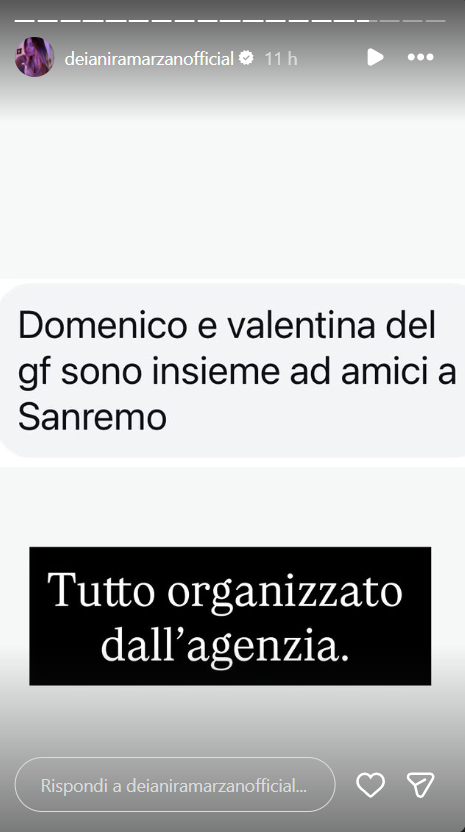 Sanremo 2026 Domenico Valentina