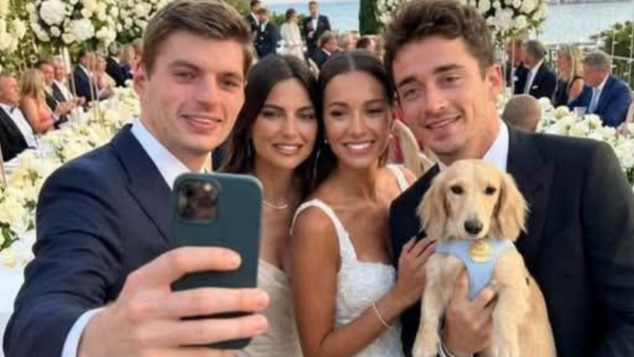 Al matrimonio di Leclerc presente anche Verstappen