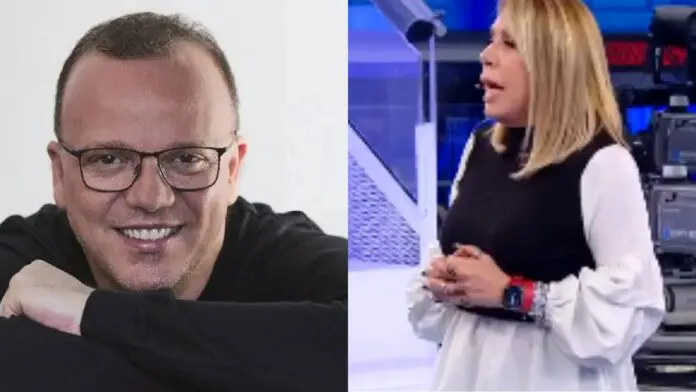 Anna Pettinelli e Gigi D'Aleesio ai ferri corti