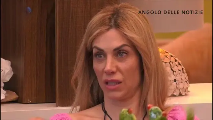 Paola Caruso in lacrime