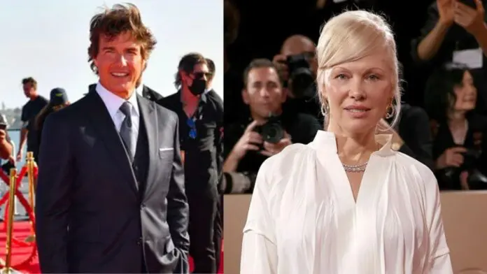 Tom Cruise e Pamela Anderson .il flirt jpg