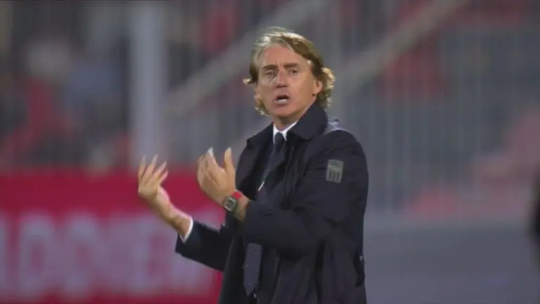 Roberto Mancini verso il commissario tecnico della nazionale italiana