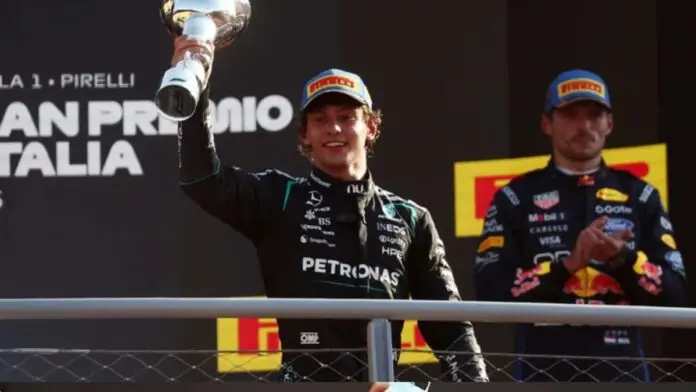 Kimi Antonelli domina a Monza, foto dai social