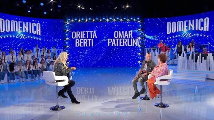 Orietta Berti con il figlio a Domenica In