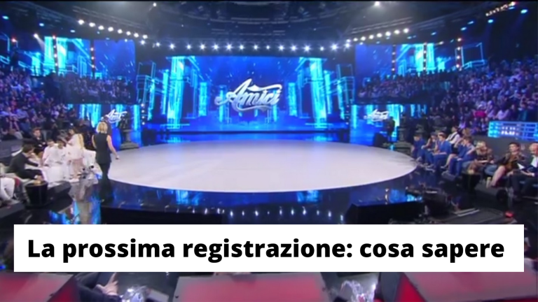 Amici 21, la prossima registrazione: cosa sapere