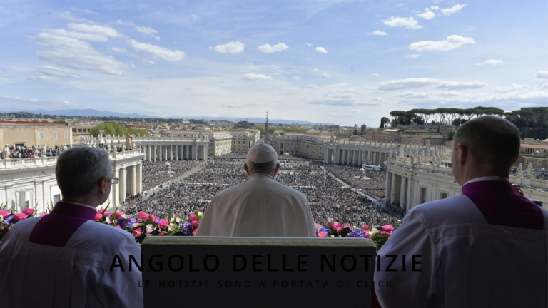 Il Papa arriva a San Pietro e batte Blanco (VIDEO)