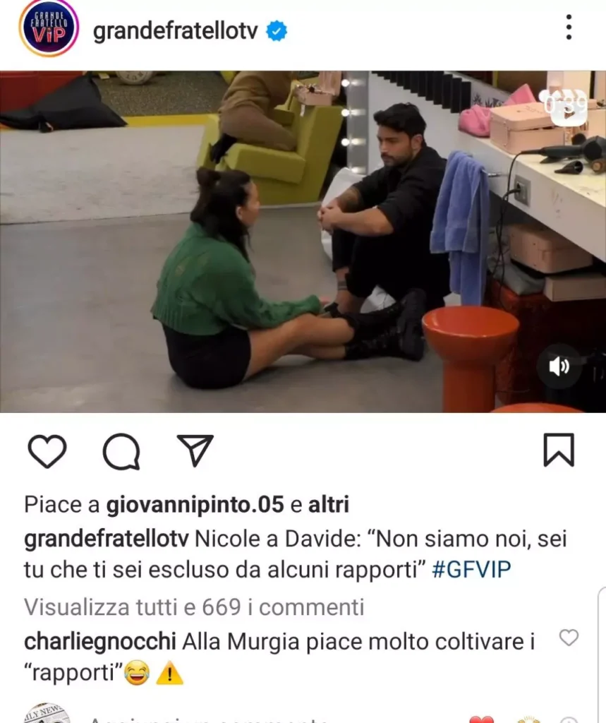 commento di charlie gnocchi