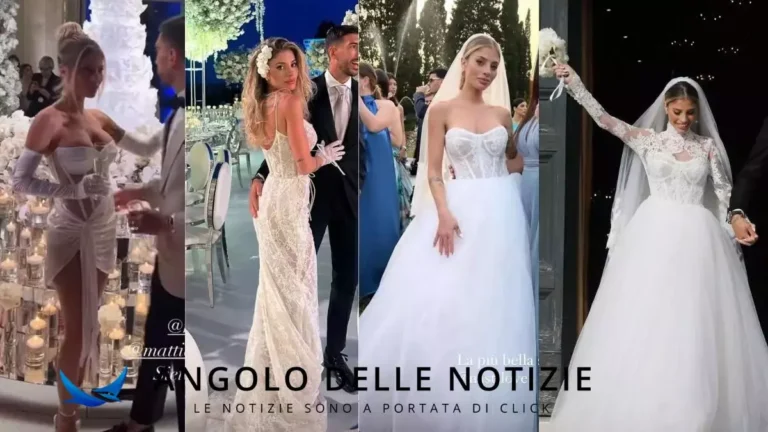 Matrimonio da capogiro per Chiara Nasti e mattia Zaccagni