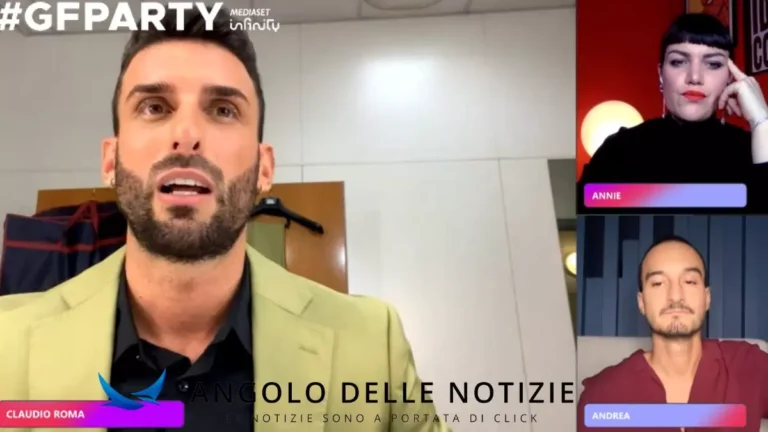 Grande Fretello 2023 intervista l gf party Claudio Roma