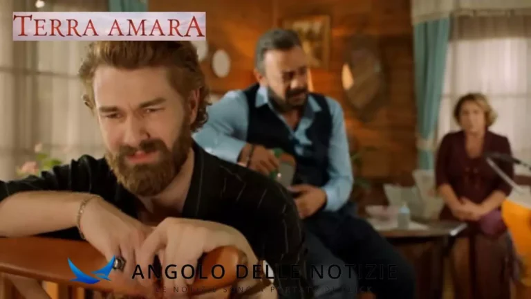 Terra Amara 3 dicembre l'aereo di Mujgan
