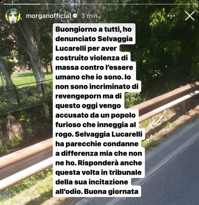 Morgan e Selvaggia Lucarelli