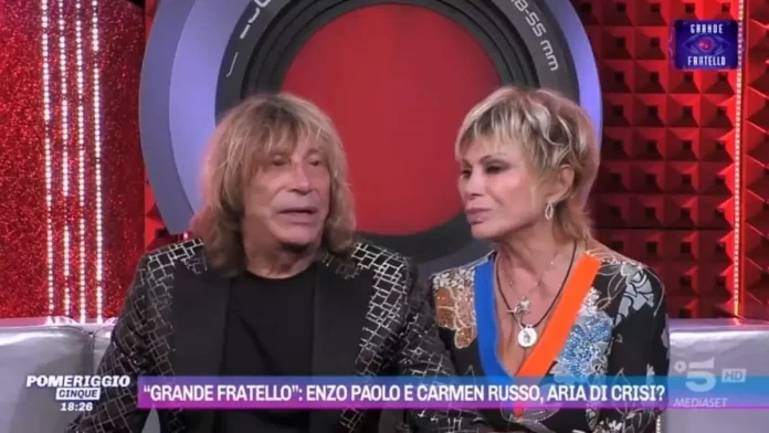 Enzo Paolo Turchi e Carmen Russo