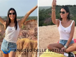 Elisabetta Gregoraci in Kenya