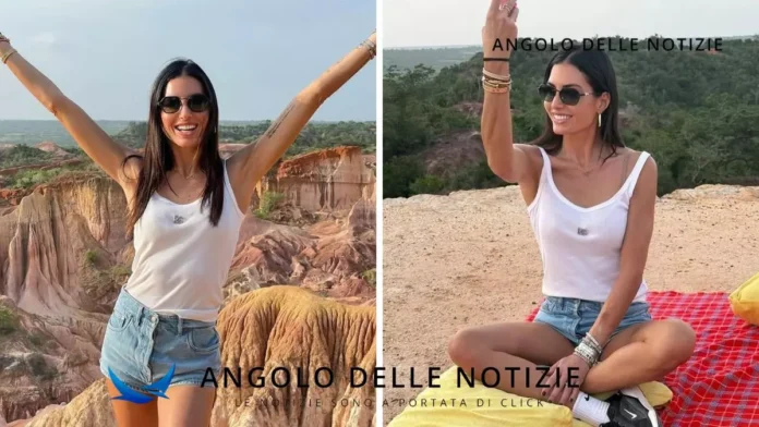 Elisabetta Gregoraci in Kenya