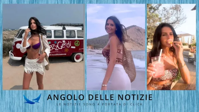 Antonella Fiordelisi, vacanze in Spagna a Formentera