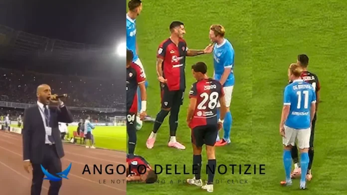 Daniele Decibel Bellini fa vibrare il Maradona per Napoli Cagliari