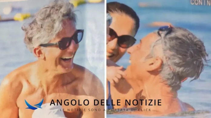 Fiorello al mare da nonno