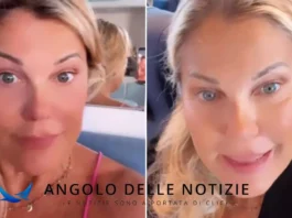 Patrizia Pellegrini in vacanza