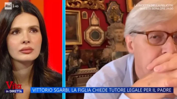 Evelina Sgarbi in tv a replicare le accuse del padre