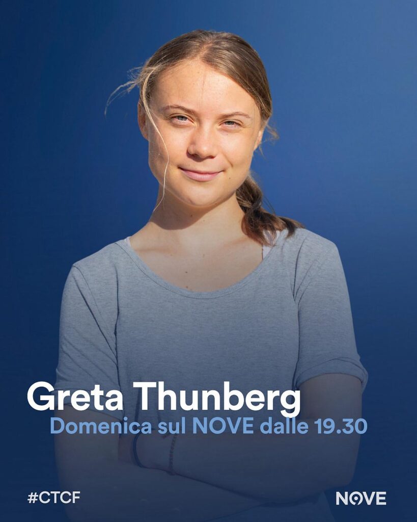 Greta Thunberg a Che Tempo Che Fa
