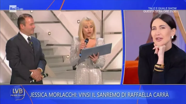 Jessica Morlacchi il suo Sanremo