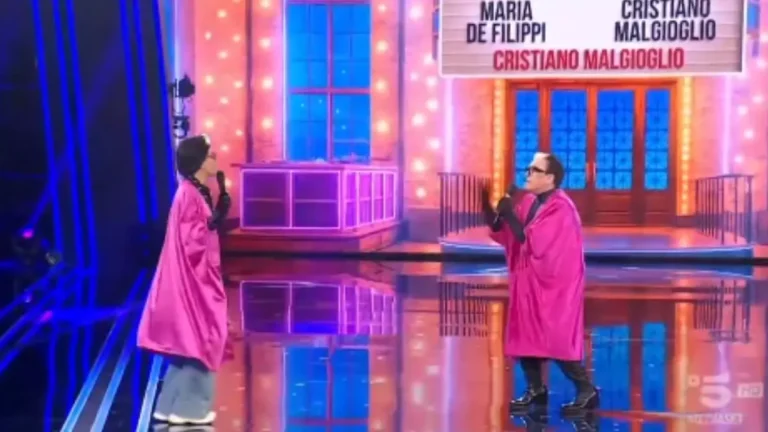 Maria De Filippi con Cristiano Malgioglio a Tu sì che Vales