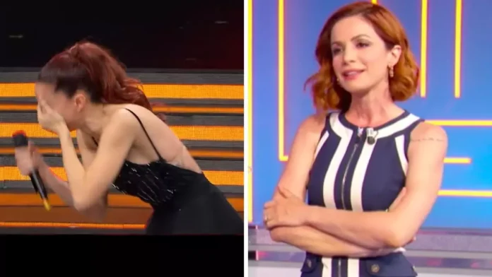 Andrea Delogu interviene a La Vita in Diretta