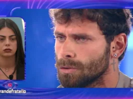 La reazione di Domenico dopo l'arrivo di valentina al GF 19