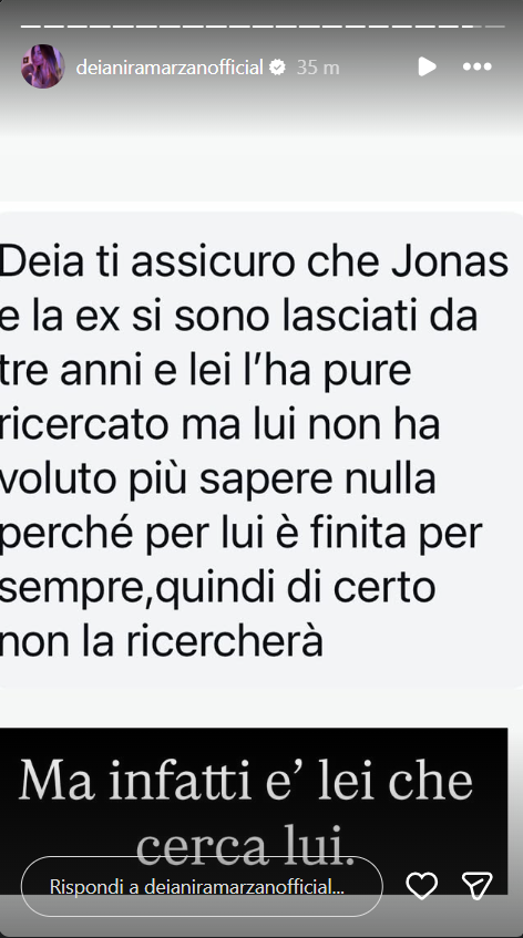 ex fidanzata Matteo Jonas Pepe
