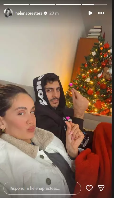 Helena e Javier, le vacanze assieme