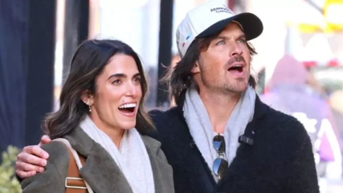 Ian Somerhalder con la moglie