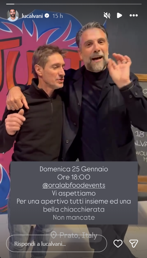 Luca Calvani appuntamento