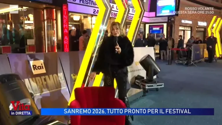 Alba Parietti porta la poltrona a Sanremo 2026