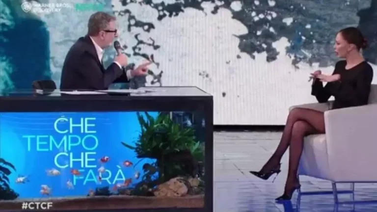 Belen Rodriguez a Cghe tempo che fa