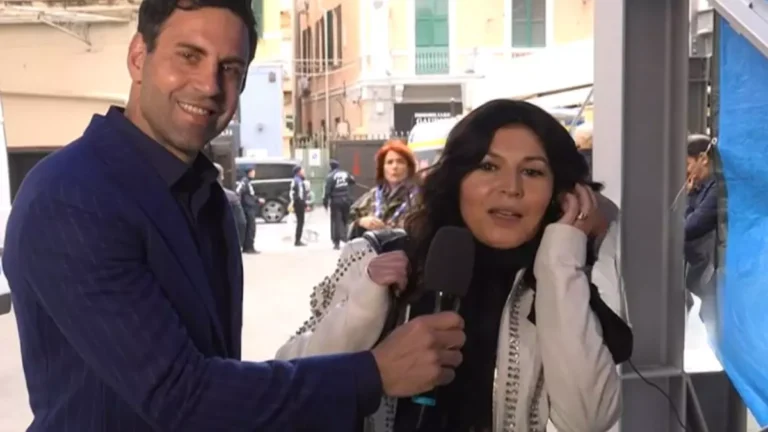 Giusy Ferrari a Sanremo 2026 con Renda