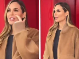 Ilary Blasi apre la porta Rossa