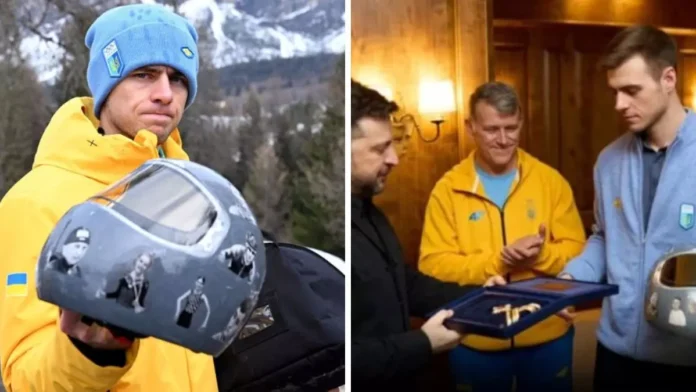 Vladyslav Heraskevych incontra Zelensky