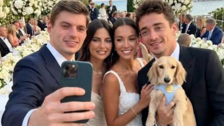 Al matrimonio di Leclerc presente anche Verstappen