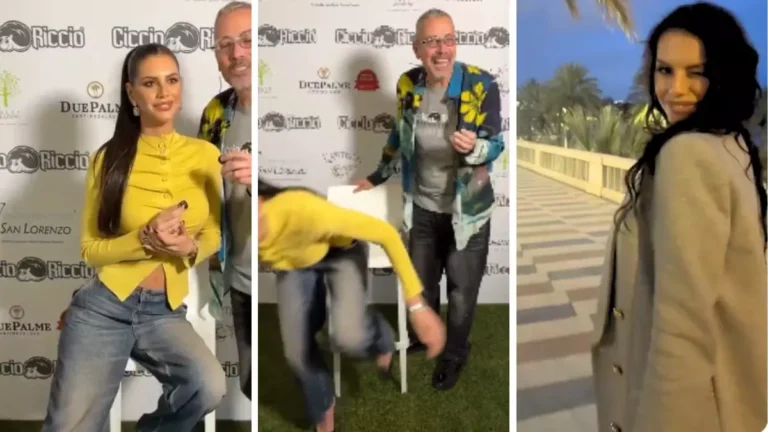 Antonella Fiordelisi ironica cade dallo sgabello