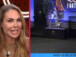 Ilary Blasi Gf Vip 8, l'ingresso in giardino