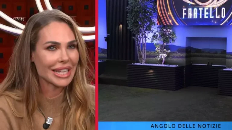 Ilary Blasi Gf Vip 8, l'ingresso in giardino